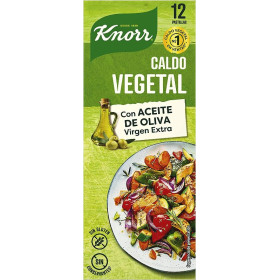 Caldo Knorr Vejetal. 12 Unidades .120grs