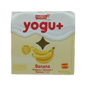 Yogur Fruit Feiraco Platano. 4x125 gr