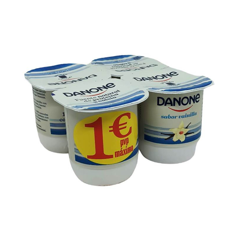▷ Comprar Yogur Danone Vainilla. 4x120 gr