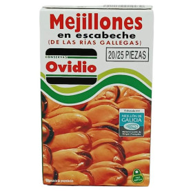 Mejillones Escabeche Ovidio. 70grs....